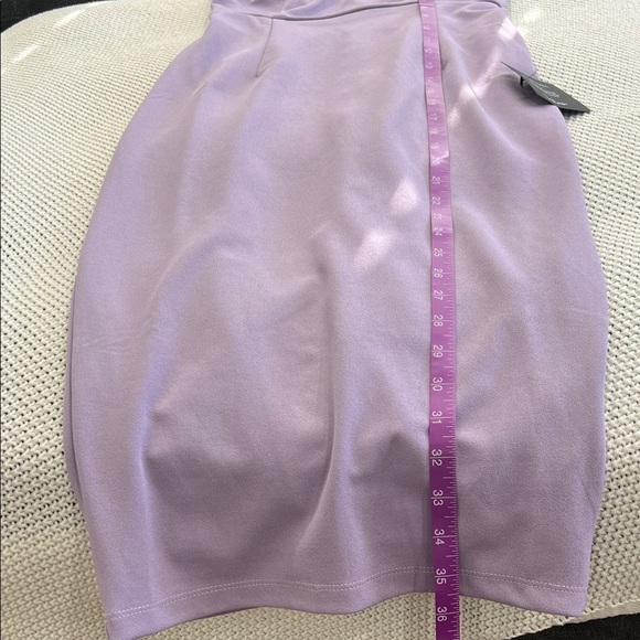 Lulu's One-Shoulder Lavender Dress - Picture 11 of 13